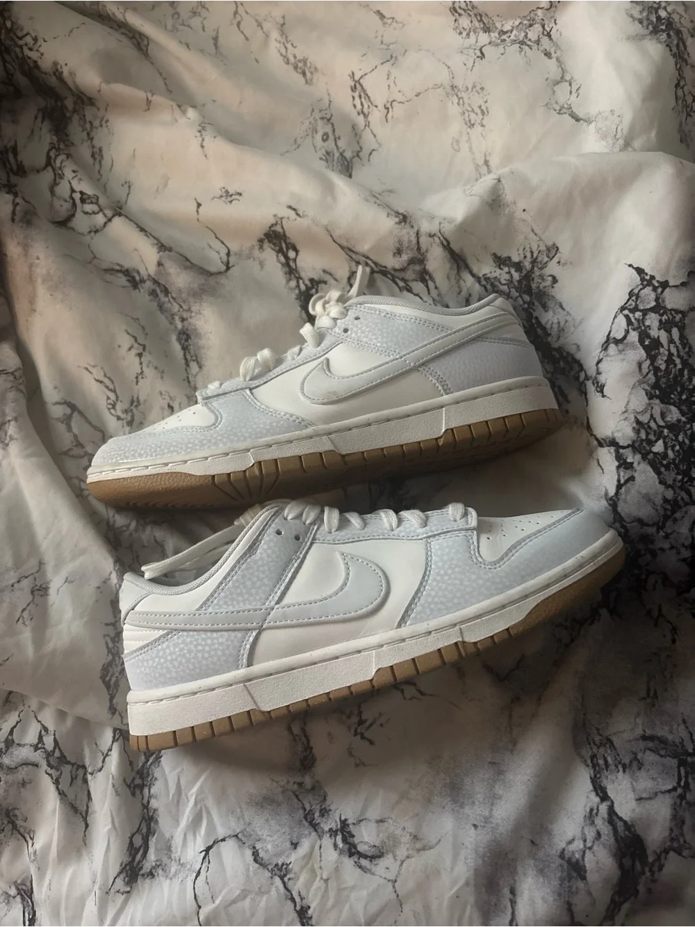 Nike Dunk Low in White and Gum Men’s Sneakers